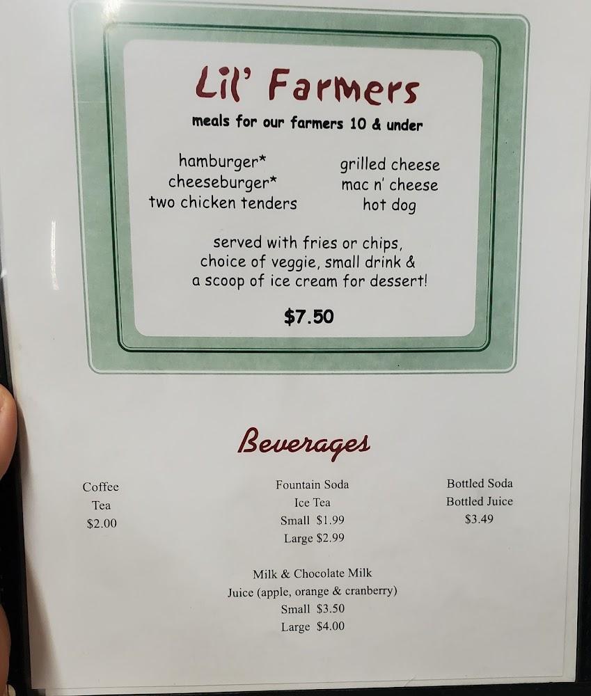 The Farmer's Table Menu image 3